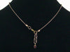 Antiqued ball chain with Hill tribe lotus charm (Web-161)
