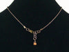 Antiqued ball chain with Hill tribe Ohm charm (Web-162)