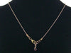 Antiqued ball chain with Hill tribe Lotus charm (Web-164)