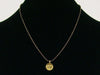 Antiqued ball chain with Hill tribe Lotus charm (Web-164)