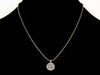 Antiqued ball chain with Hill tribe Lotus charm (Web-165)