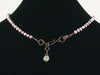 Single-strand Mauve Pearl Necklace (Web-187)