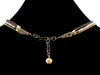 3-Strand Crystal Choker with Charms & Leather (Web-35)