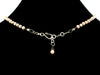 Mauve pearl necklace with silver Ohm (Web-47)