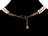 Small Mauve Pearl 2-Strand Choker Necklace (Web-49)